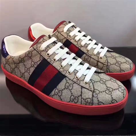 Gucci red sneakers men